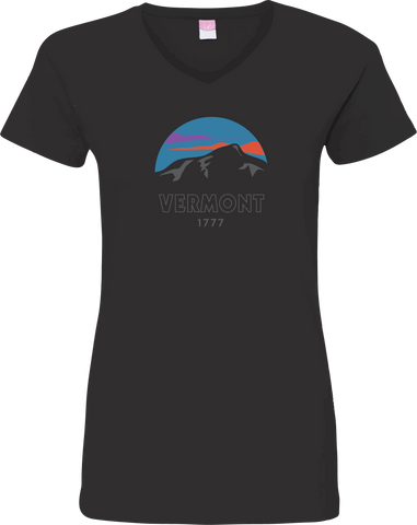 1777 VT Sunset V-Neck