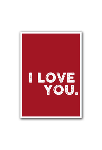 I Love You Card