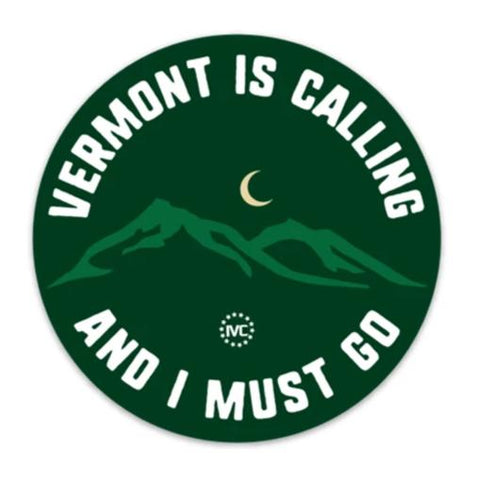 Vermont is Calling Sticker
