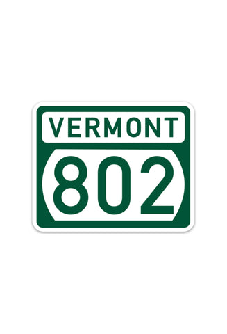 802 Road Sign Sticker