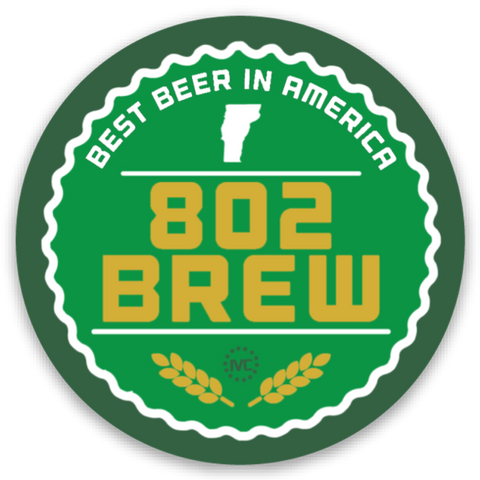 802 Brew Sticker