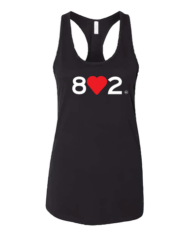 8.HEART.2 Racerback