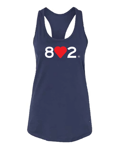 8.HEART.2 Racerback