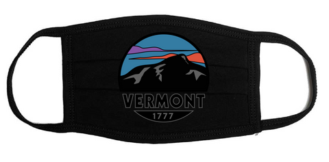 1777 VT Sunset Adult Face Mask