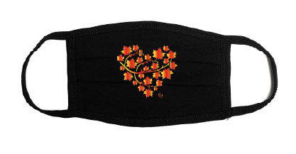 Heart Leaves Adult Face Mask