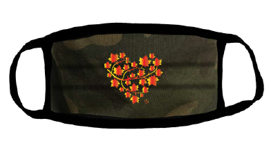 Heart Leaves Adult Face Mask