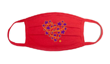 Heart Leaves Adult Face Mask
