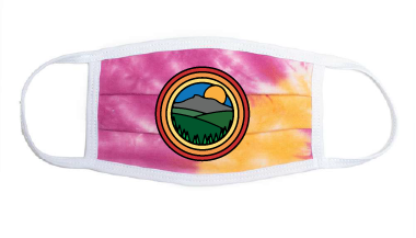 Rainbow Mountains Adult Face Mask