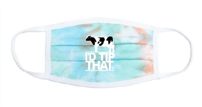 I'd Tip That Adult Face Mask
