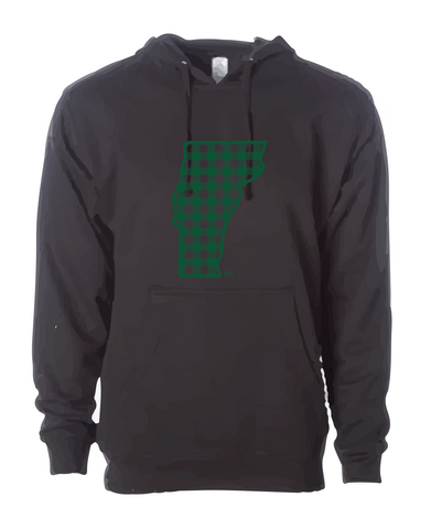 Plaid Green Vermont Hoodie
