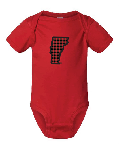 Plaid VT Onesie
