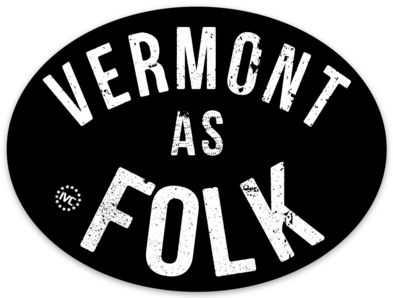 Vermont as Folk Sticker