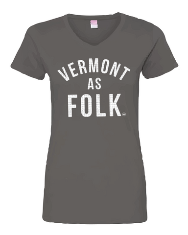 Vermont as Folk V-Neck