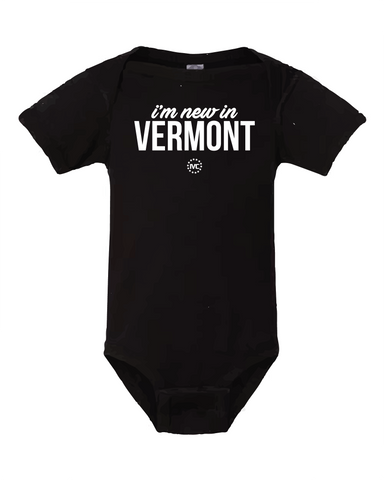 I'm New in Vermont Onesie