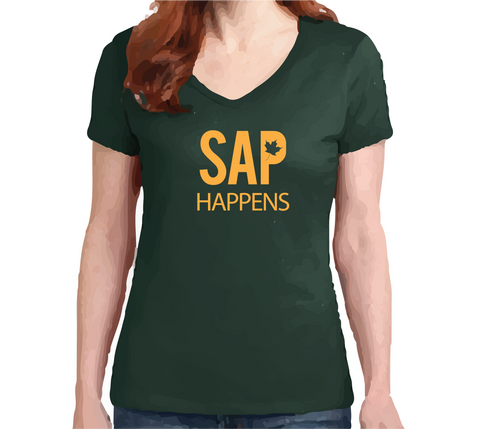 Sap Happens V-Neck