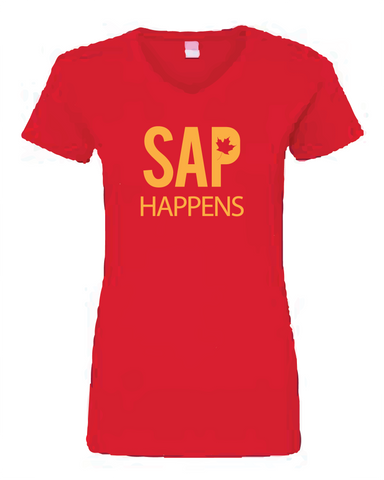 Sap Happens V-Neck