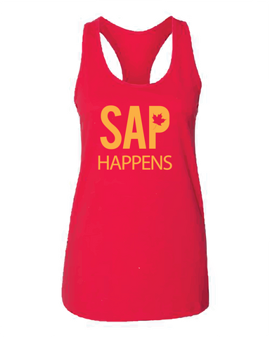 Sap Happens Racerback